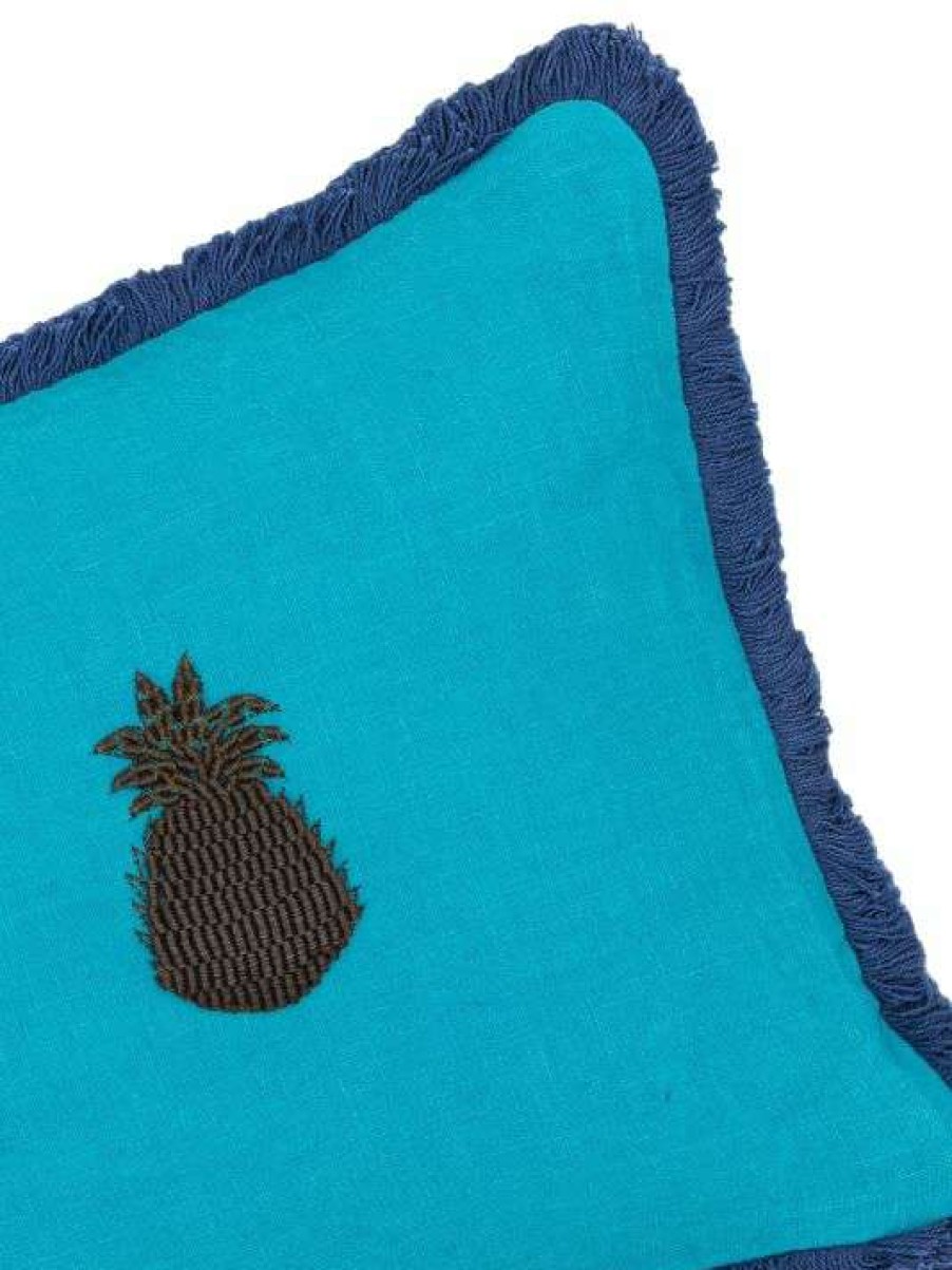 Bedding * | Joanna Buchanan Pineapple Linen Lumbar Pillow